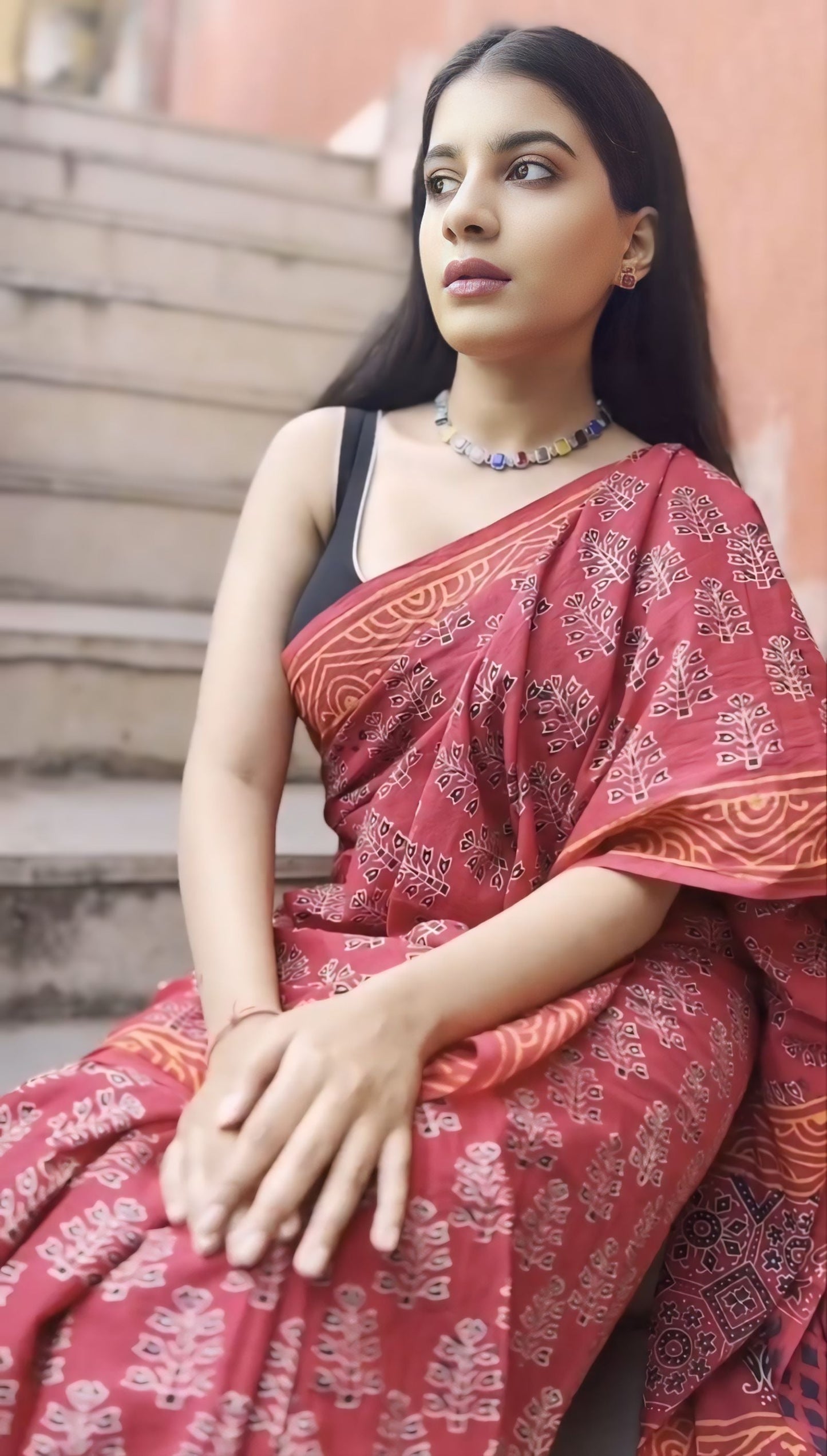 POCKET SAREE WITH READY TO WEAR PURE SOFT MUL MUL COTTON SILK SAREE