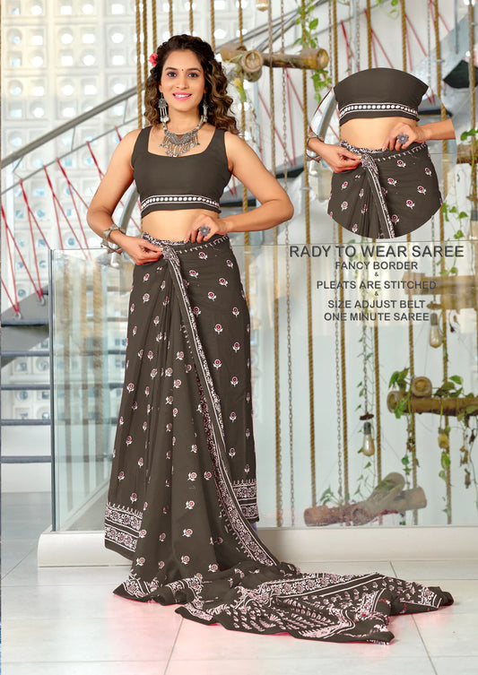 PURE COTTON HAND BLOCK PRINT SAREE