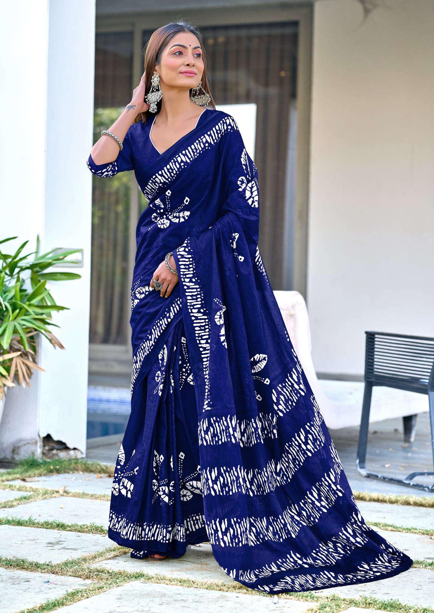 PURE COTTON FANCY BAGRU BLOCK PRINT SAREES