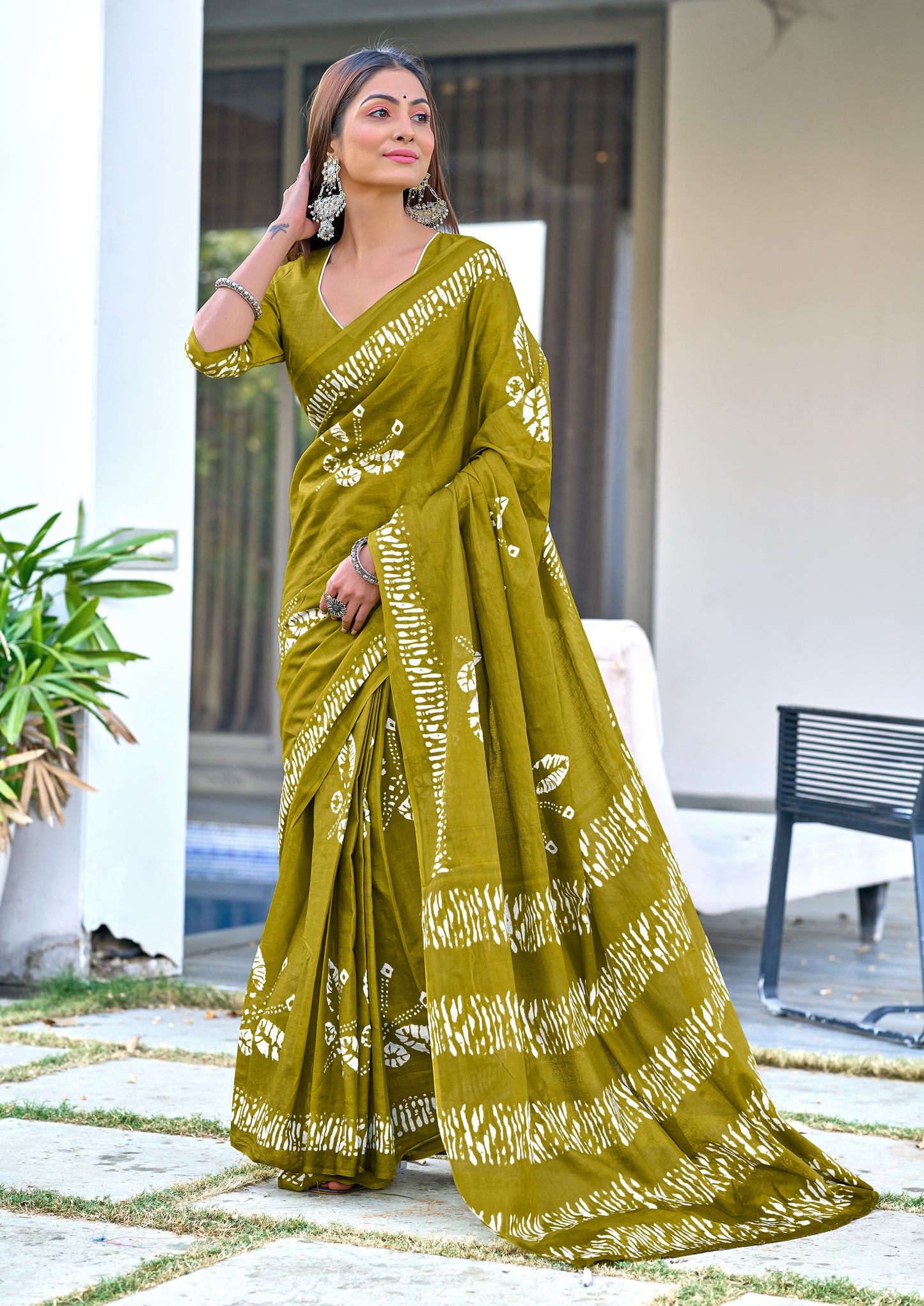 PURE COTTON FANCY BAGRU BLOCK PRINT SAREES