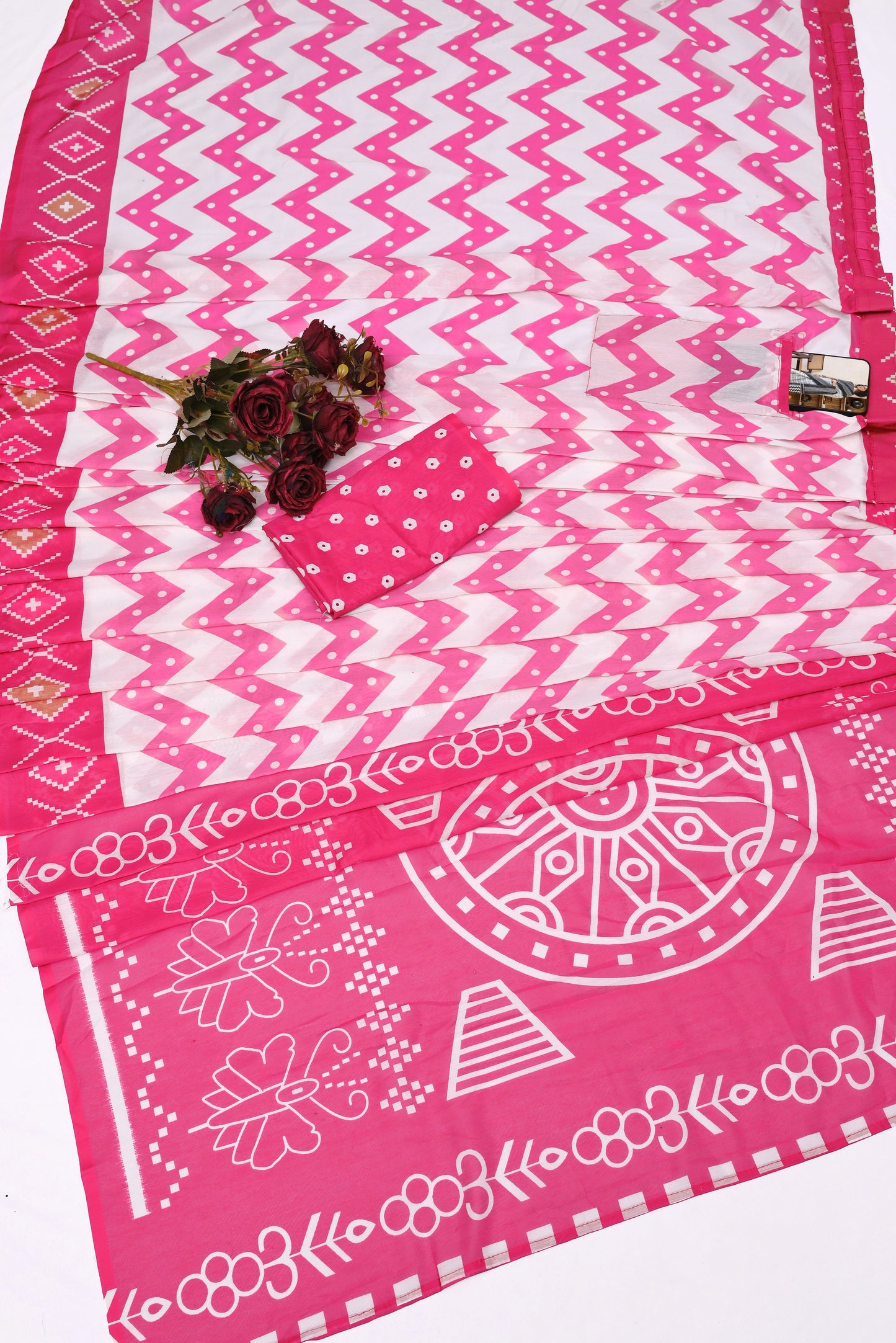 POCKET SAREE WITH READY TO WEAR PURE SOFT MUL MUL COTTON SILK SAREE