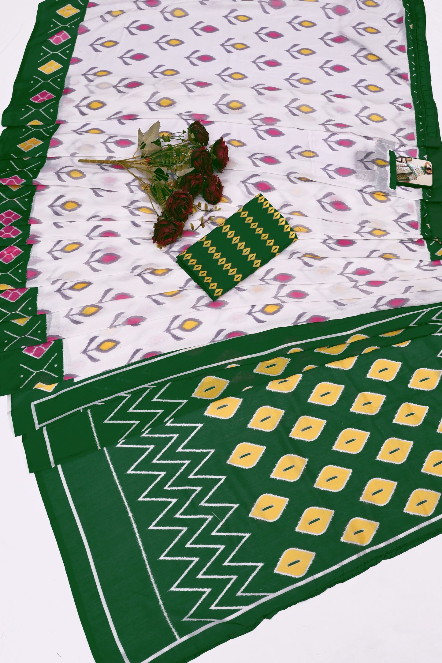 POCKET SAREE WITH READY TO WEAR PURE SOFT MUL MUL COTTON SILK SAREE