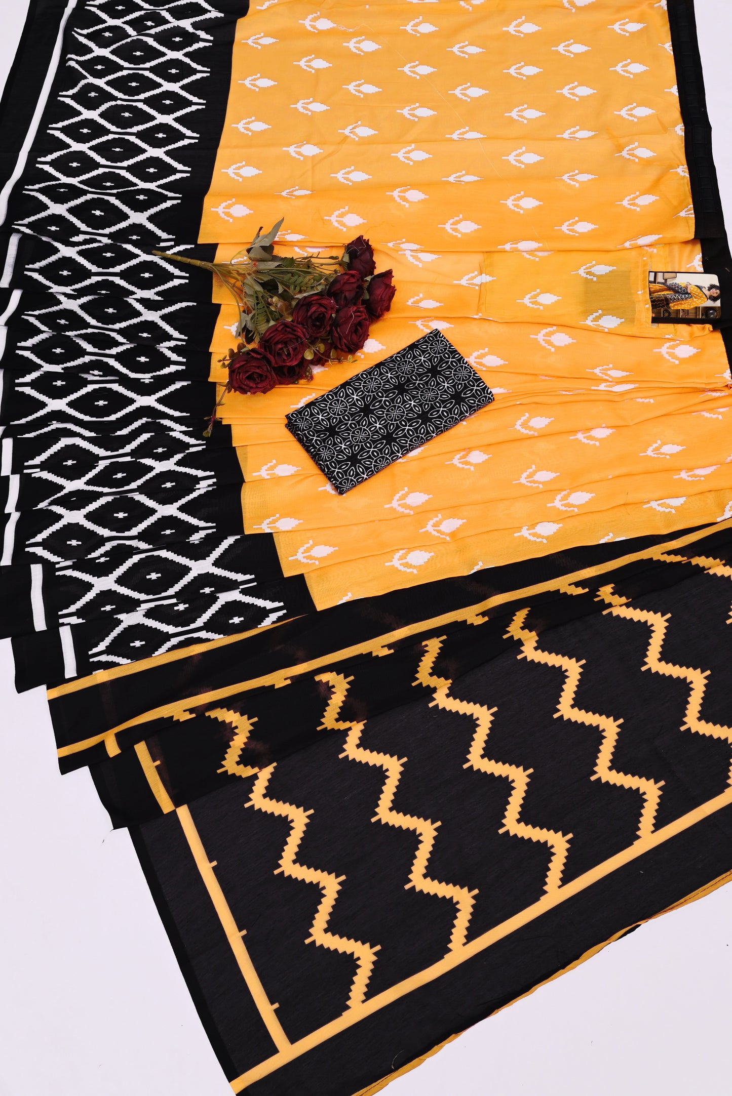 POCKET SAREE WITH READY TO WEAR PURE SOFT MUL MUL COTTON SILK SAREE