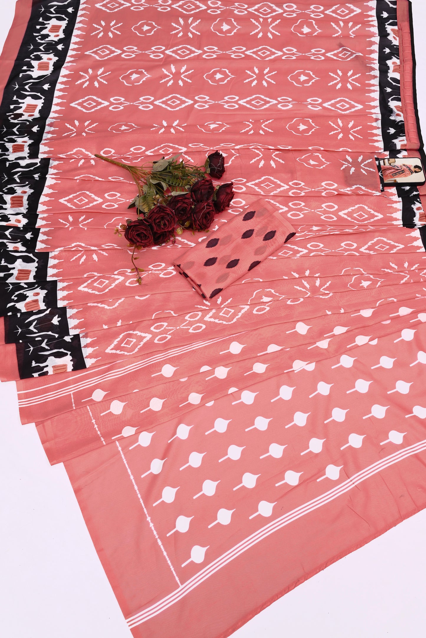POCKET SAREE WITH READY TO WEAR PURE SOFT MUL MUL COTTON SILK SAREE