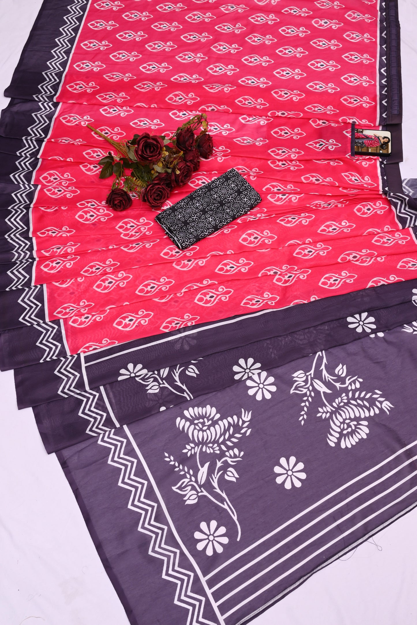 POCKET SAREE WITH READY TO WEAR PURE SOFT MUL MUL COTTON SILK SAREE