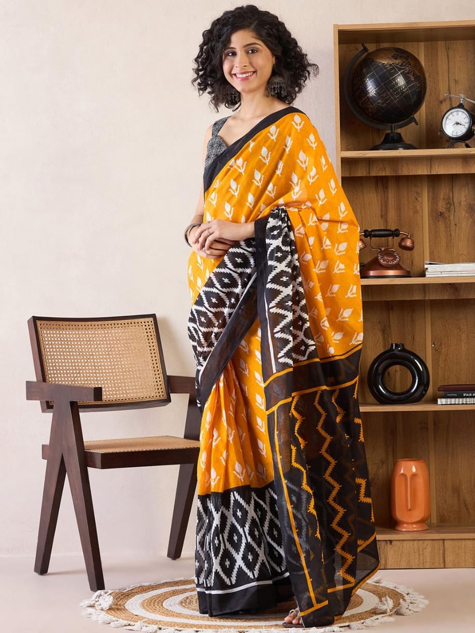 POCKET SAREE WITH READY TO WEAR PURE SOFT MUL MUL COTTON SILK SAREE