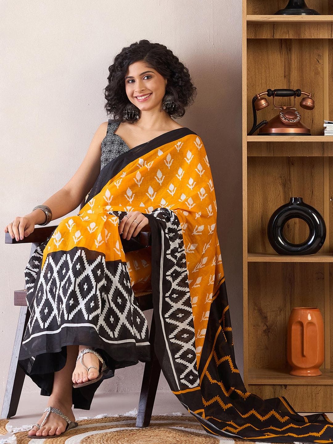 POCKET SAREE WITH READY TO WEAR PURE SOFT MUL MUL COTTON SILK SAREE