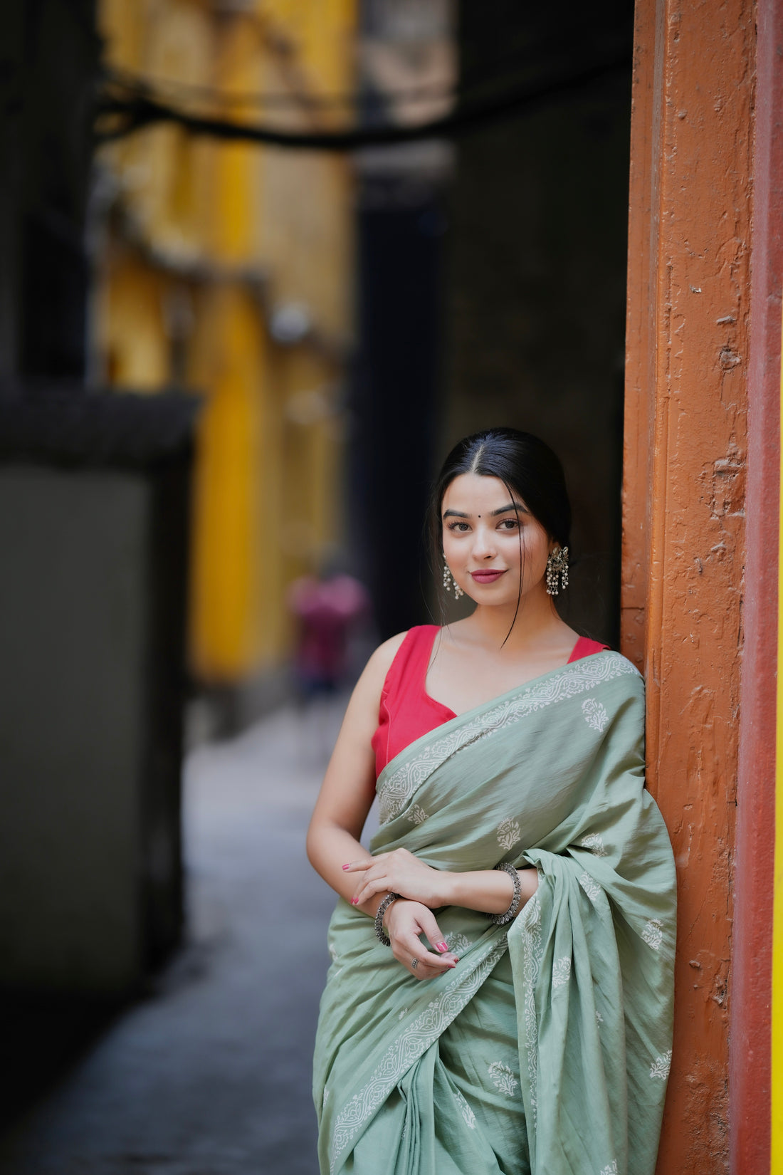 POCKET SAREE WITH READY TO WEAR PURE SOFT MUL MUL COTTON SILK SAREE