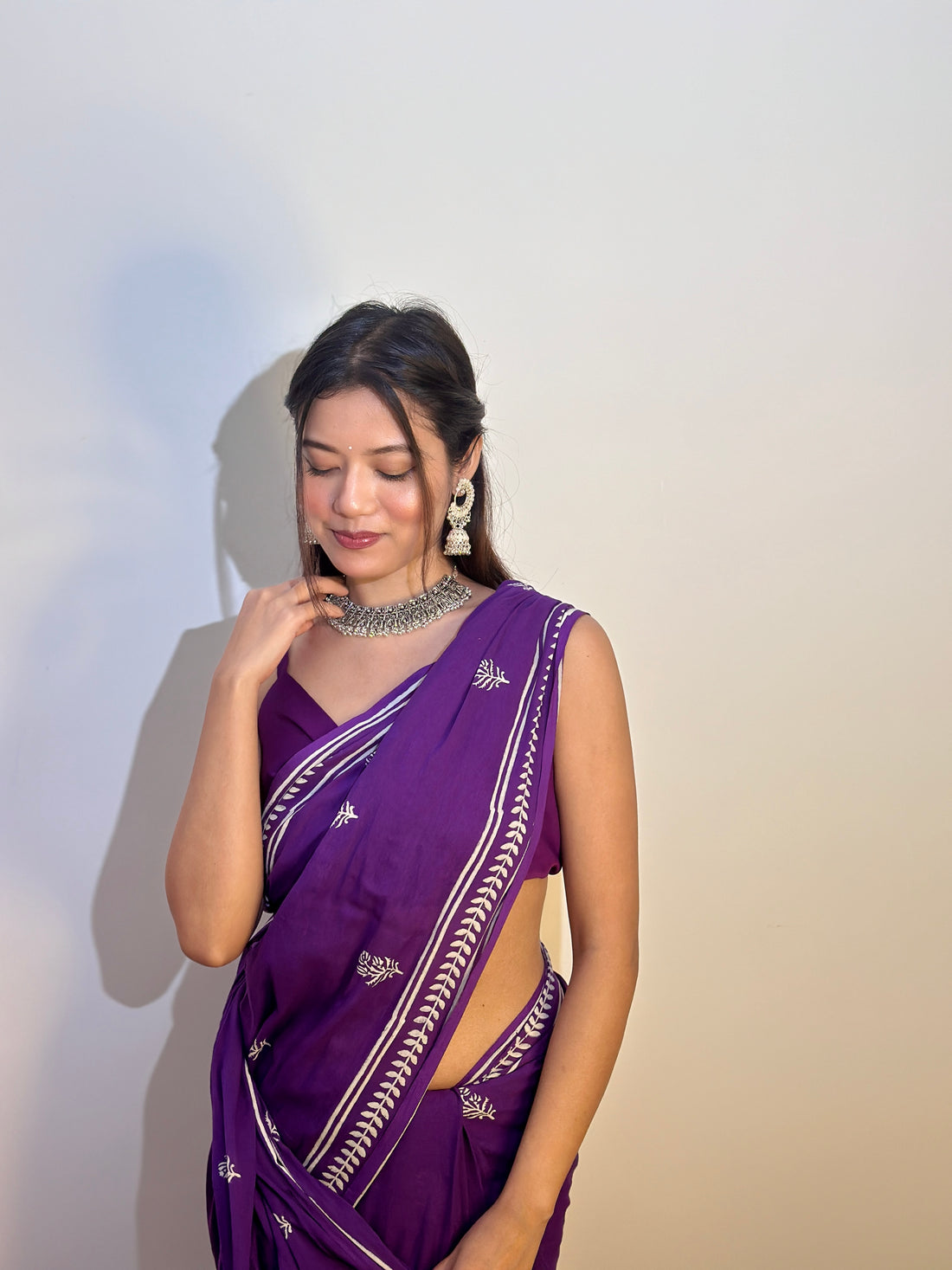 POCKET SAREE WITH READY TO WEAR PURE SOFT MUL MUL COTTON SILK SAREE