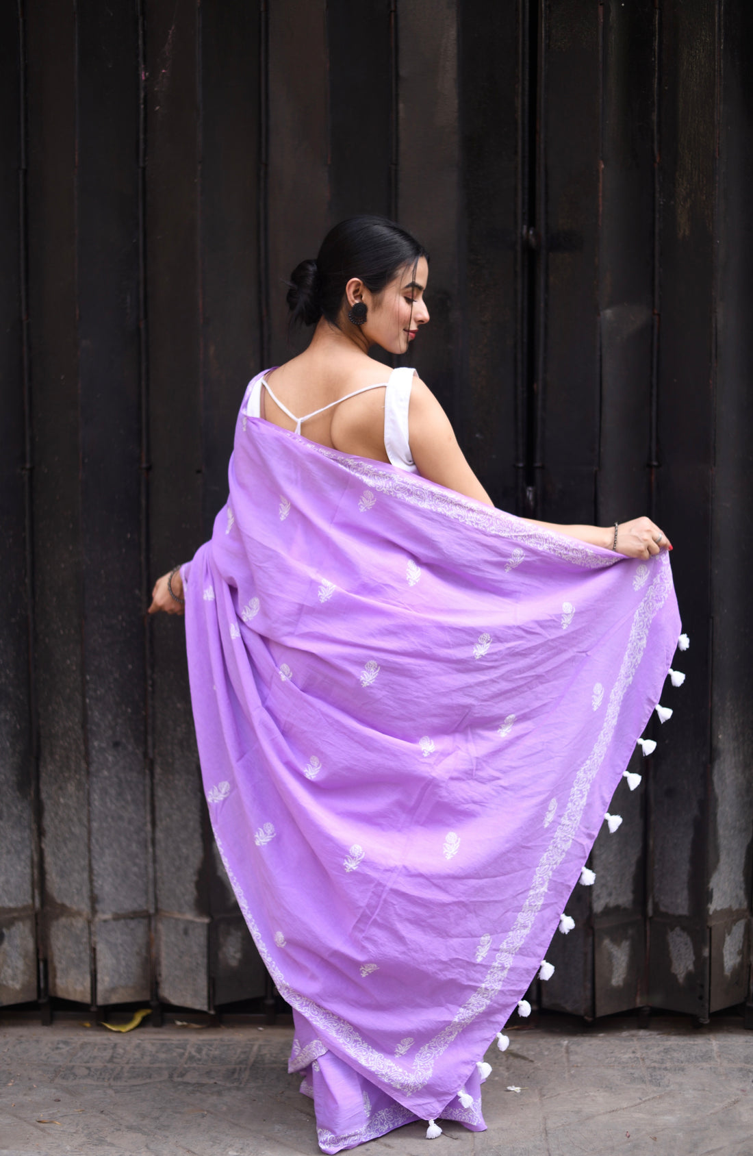 POCKET SAREE WITH READY TO WEAR PURE SOFT MUL MUL COTTON SILK SAREE