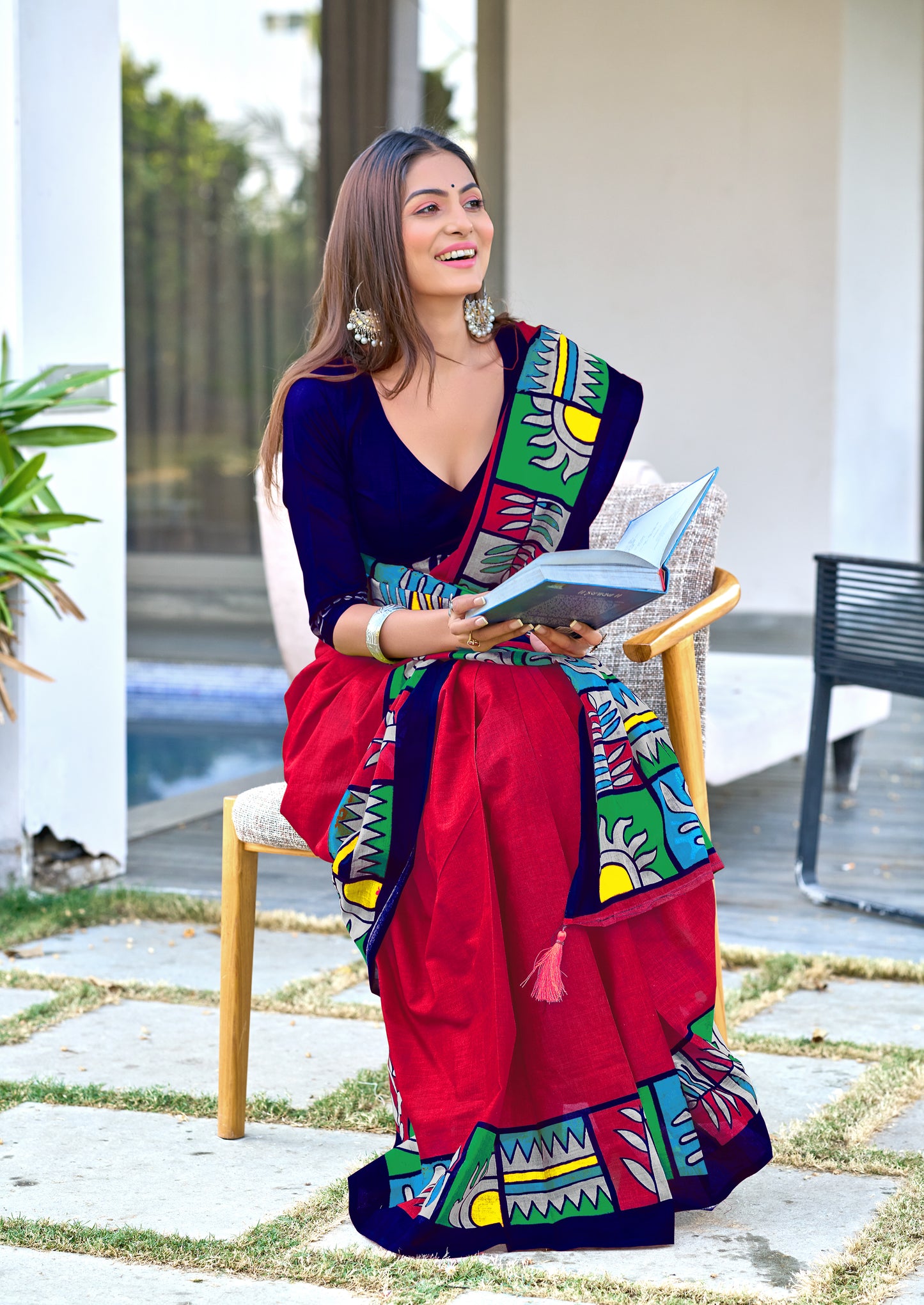 PURE COTTON FANCY BAGRU BLOCK PRINT SAREES