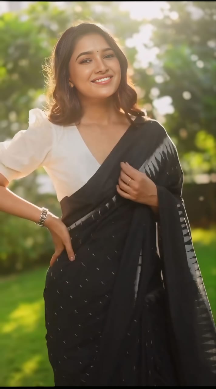 1 MINUTE READY TO WEAR PURE SOFT LINEN SILK SAREE