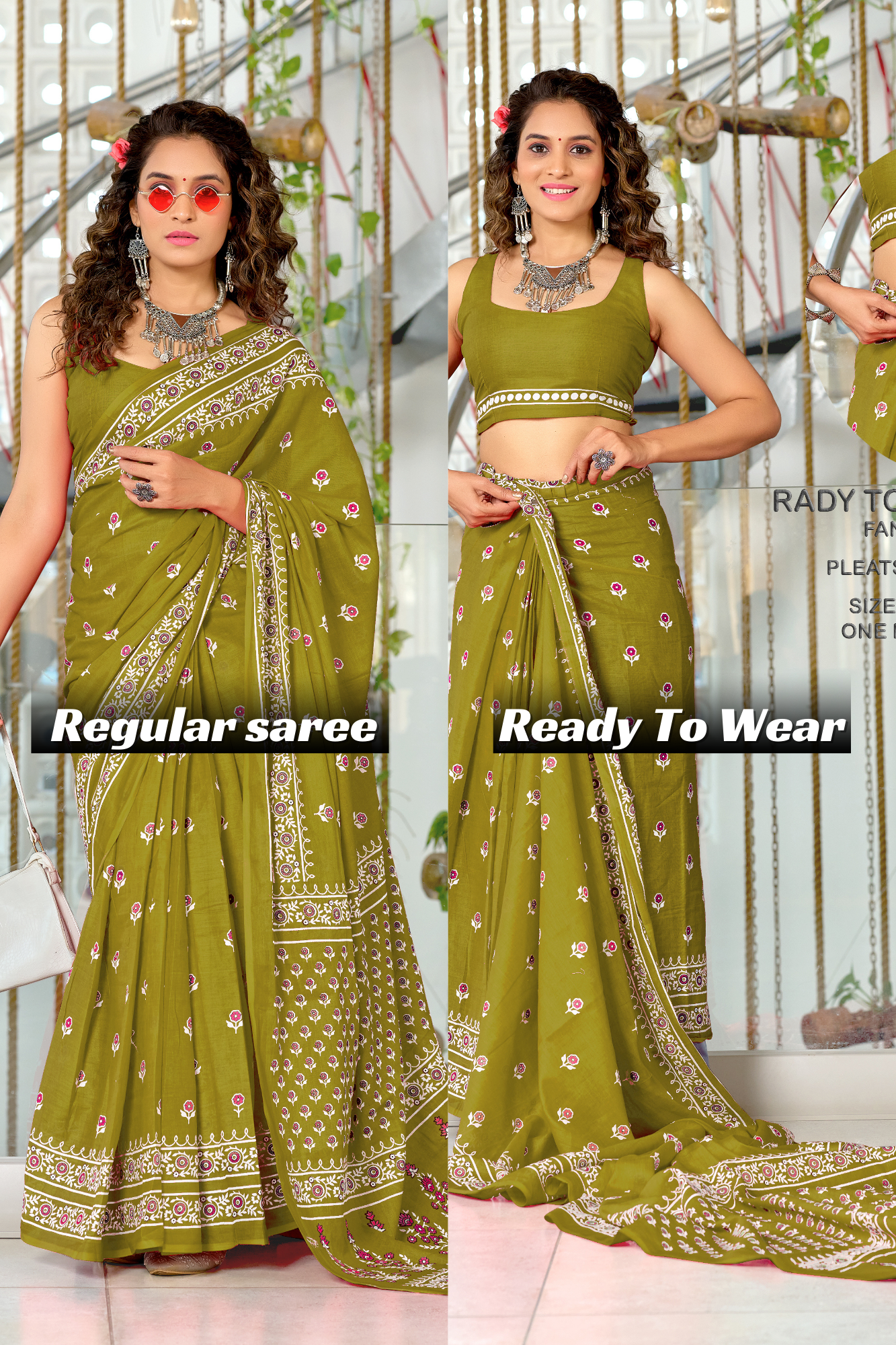 PURE COTTON HAND BLOCK PRINT SAREE