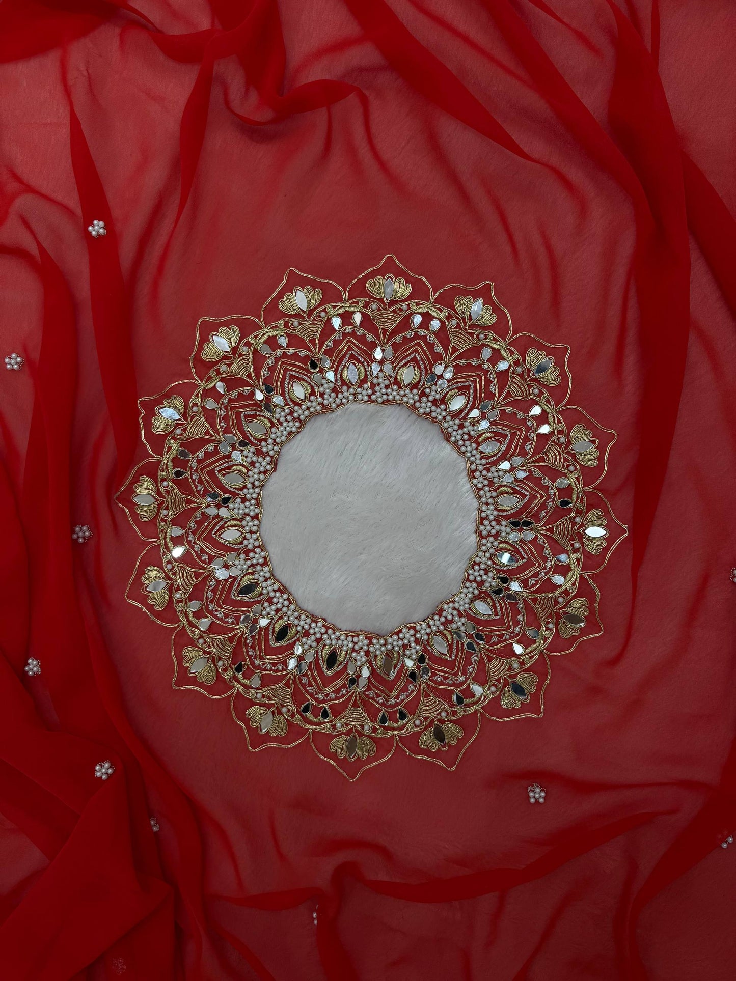 2 STYLES HAND WORKED, DRAPE SAREE WITH STITCHED BLOUSE