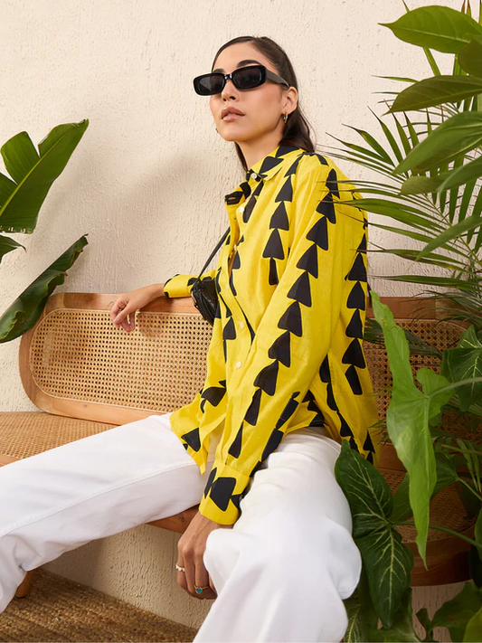 Sunbeam Arrows Yellow Shirt