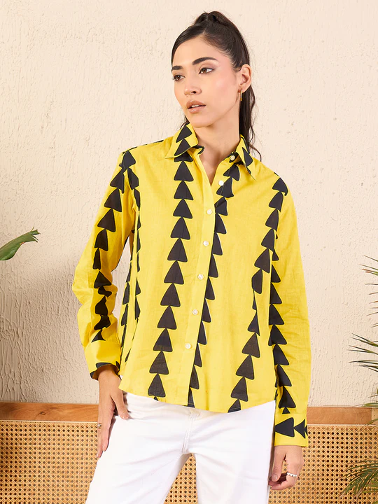 Sunbeam Arrows Yellow Shirt