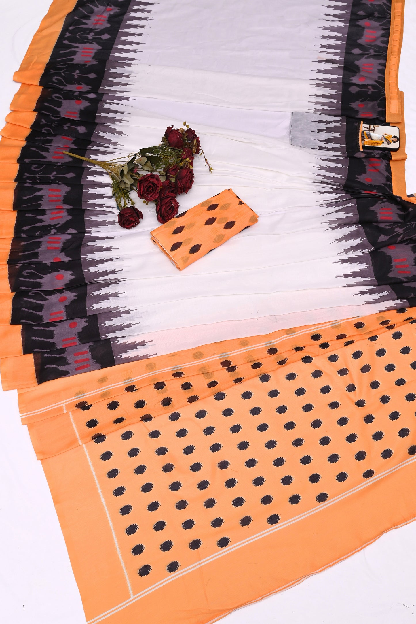 POCKET SAREE WITH READY TO WEAR PURE SOFT MUL MUL COTTON SILK SAREE
