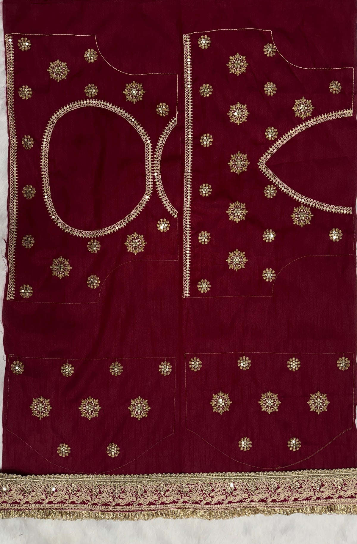 DESIGNER TRADITIONAL BEIGE TWEEL NET SILK PARTY WEAR SAREE