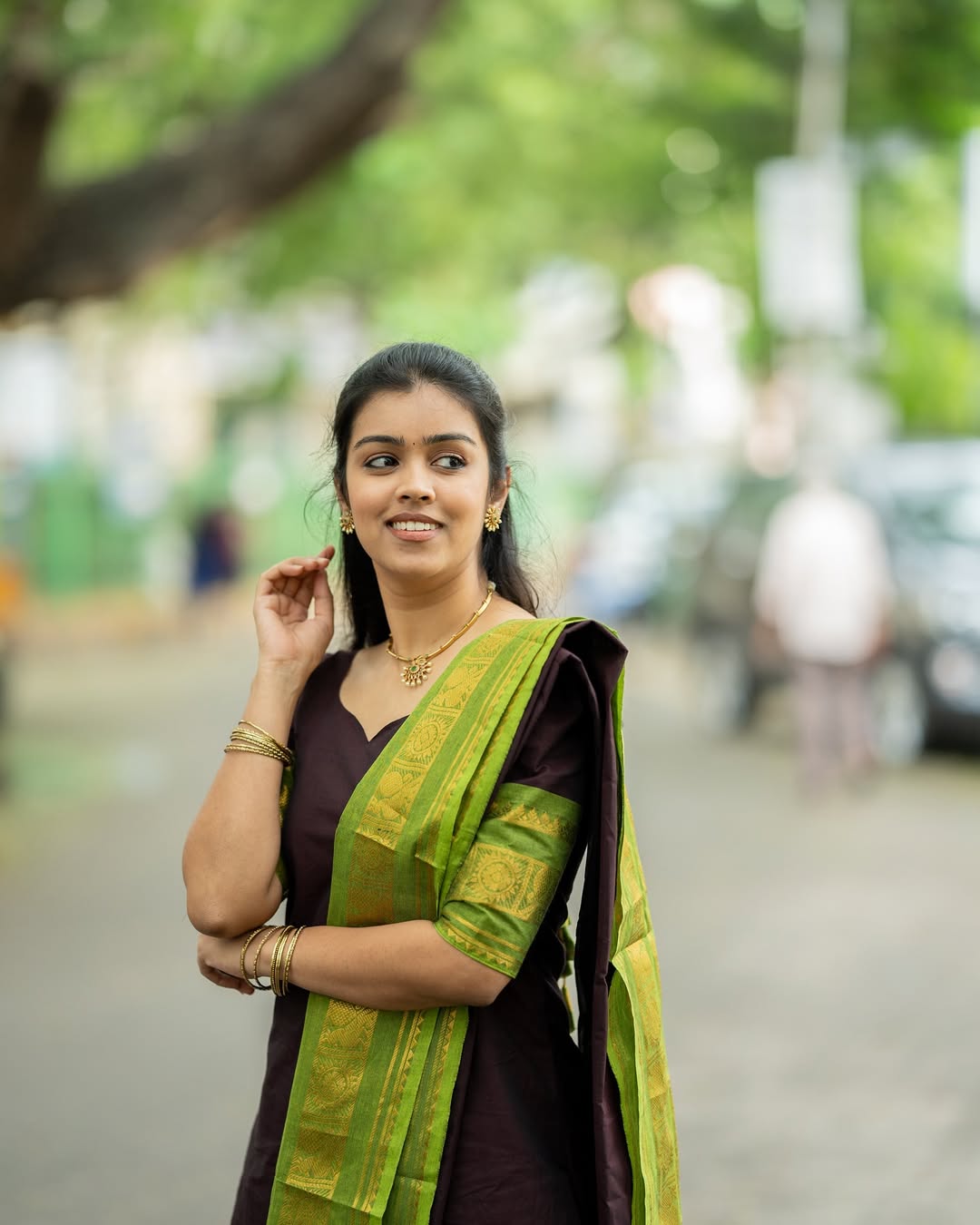 PURE KANCHI COTTON TOP & DUPATTA