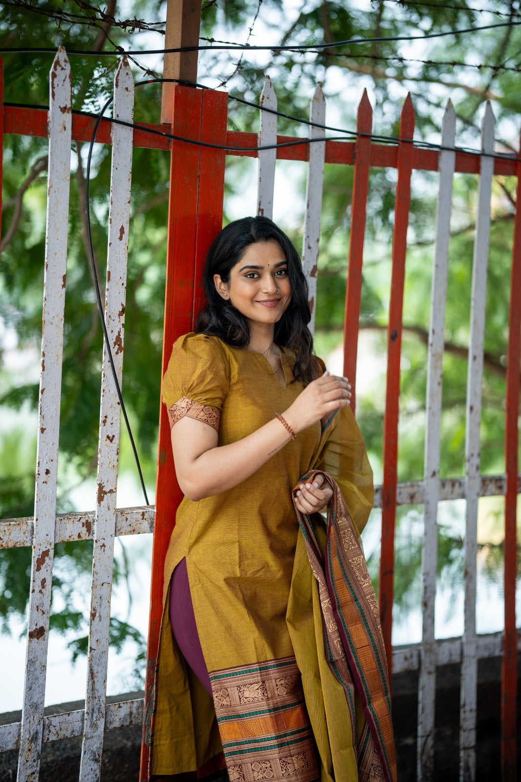 PURE KANCHI COTTON TOP & DUPATTA