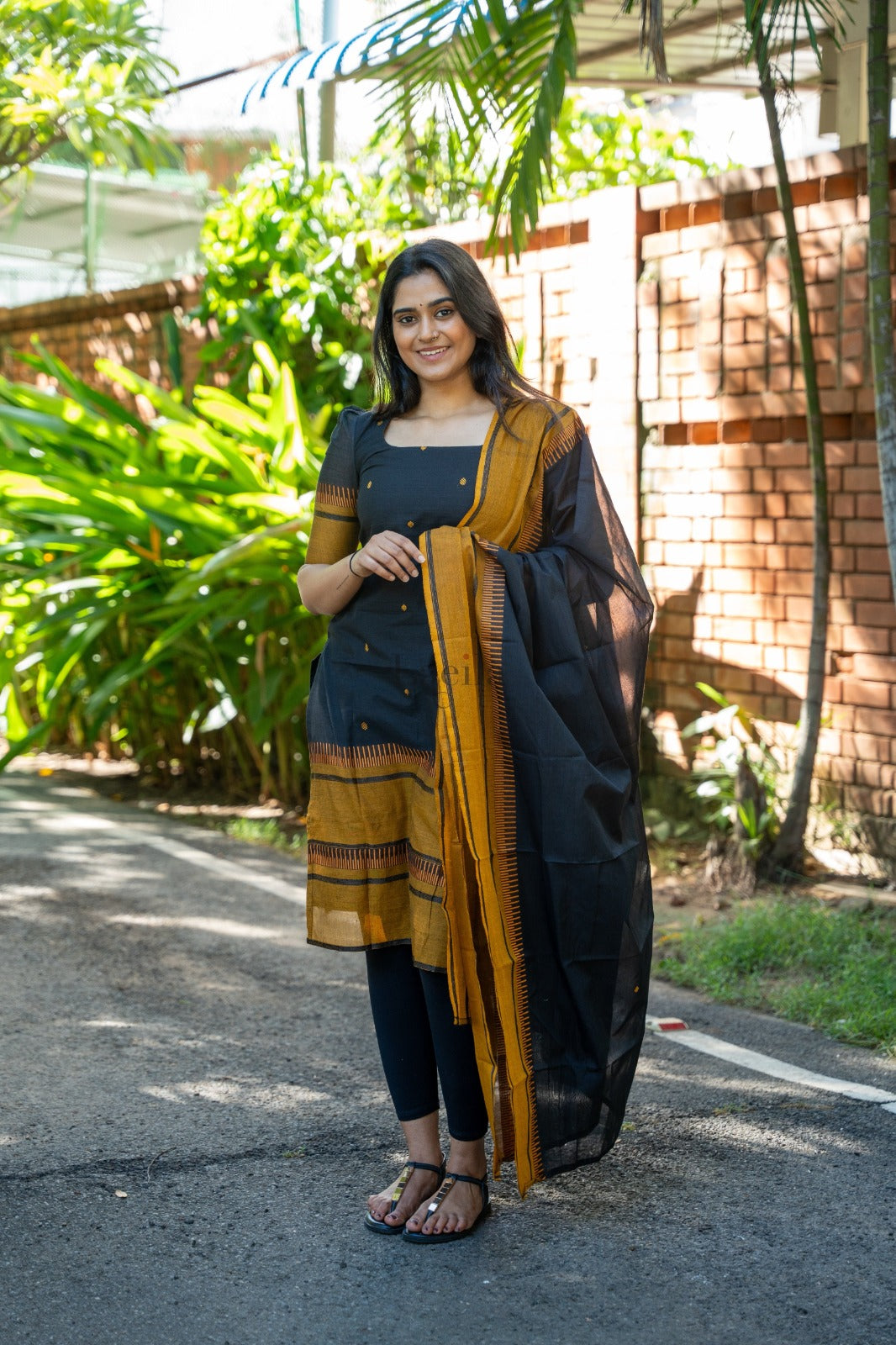 PURE KANCHI COTTON TOP & DUPATTA