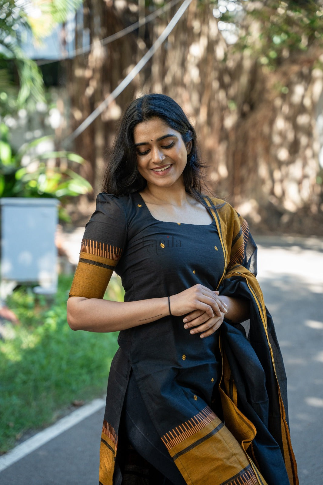 PURE KANCHI COTTON TOP & DUPATTA