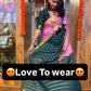 READY-TO-WEAR MYSORE SILK SAREE GOWN-EFFORTLESS PARTY WEAR FOR WOMEN