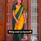 READY-TO-WEAR MYSORE SILK SAREE GOWN-EFFORTLESS PARTY WEAR FOR WOMEN