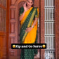 READY-TO-WEAR MYSORE SILK SAREE GOWN-EFFORTLESS PARTY WEAR FOR WOMEN