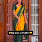 READY-TO-WEAR MYSORE SILK SAREE GOWN-EFFORTLESS PARTY WEAR FOR WOMEN