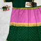 READY-TO-WEAR MYSORE SILK SAREE GOWN-EFFORTLESS PARTY WEAR FOR WOMEN