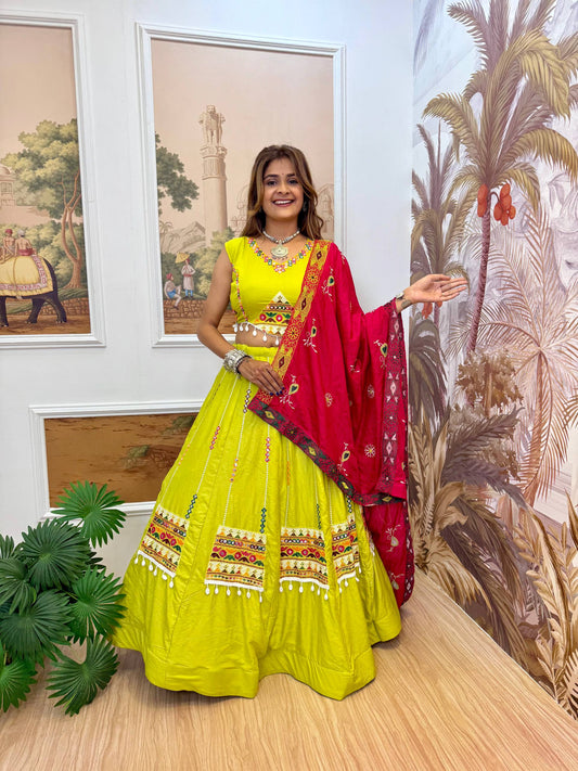 REAL MODELING LEHENGA, BLOUSE & DUPATTA SET