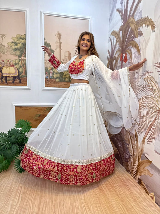 OUR EXCLUSIVE REAL MODELING LEHENGA, BLOUSE & DUPATTA SET