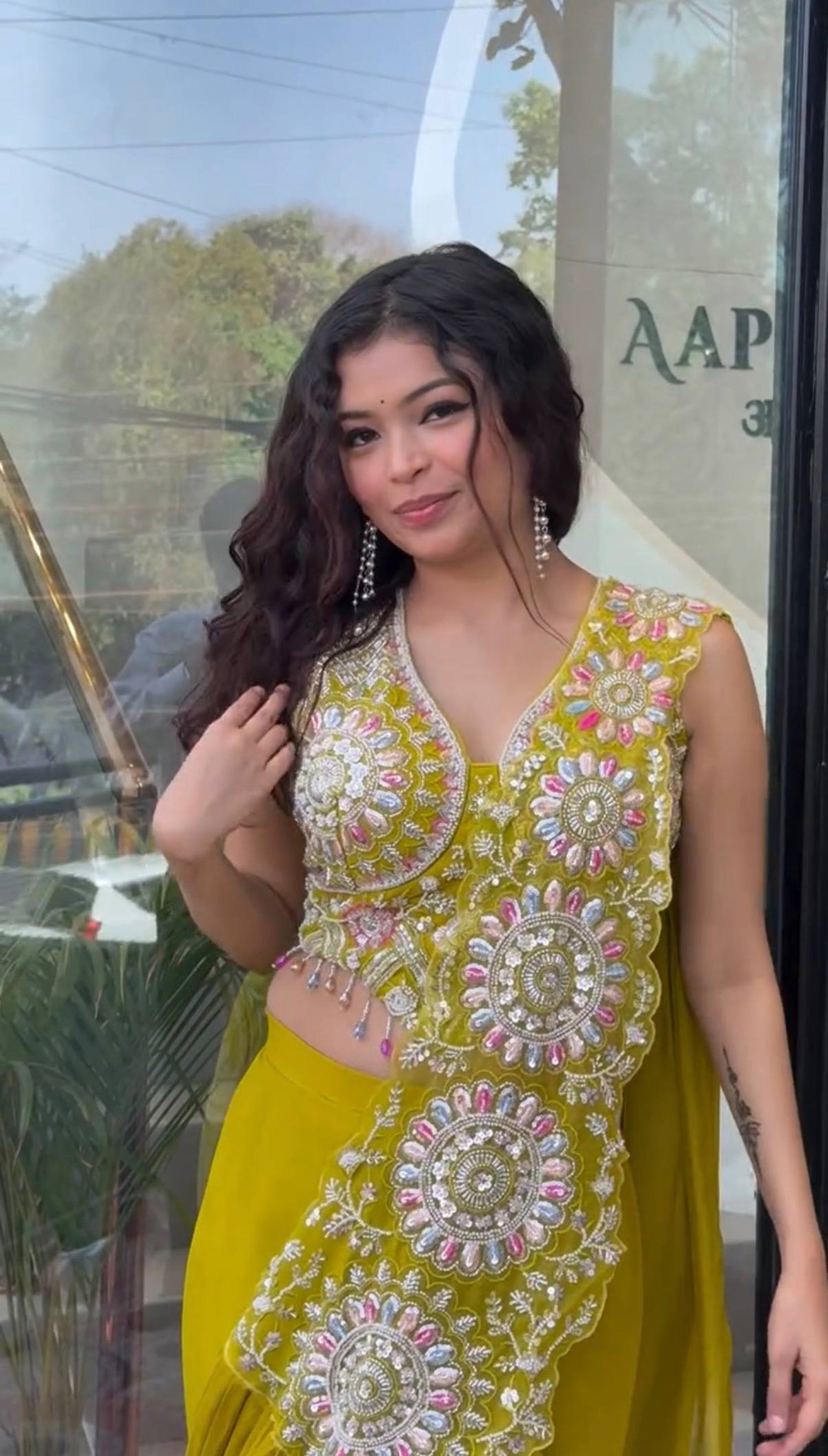 SUPERHIT READY TO WEAR SAREE WITH FULLY EMBROIDERED STYLIST BLOUSE