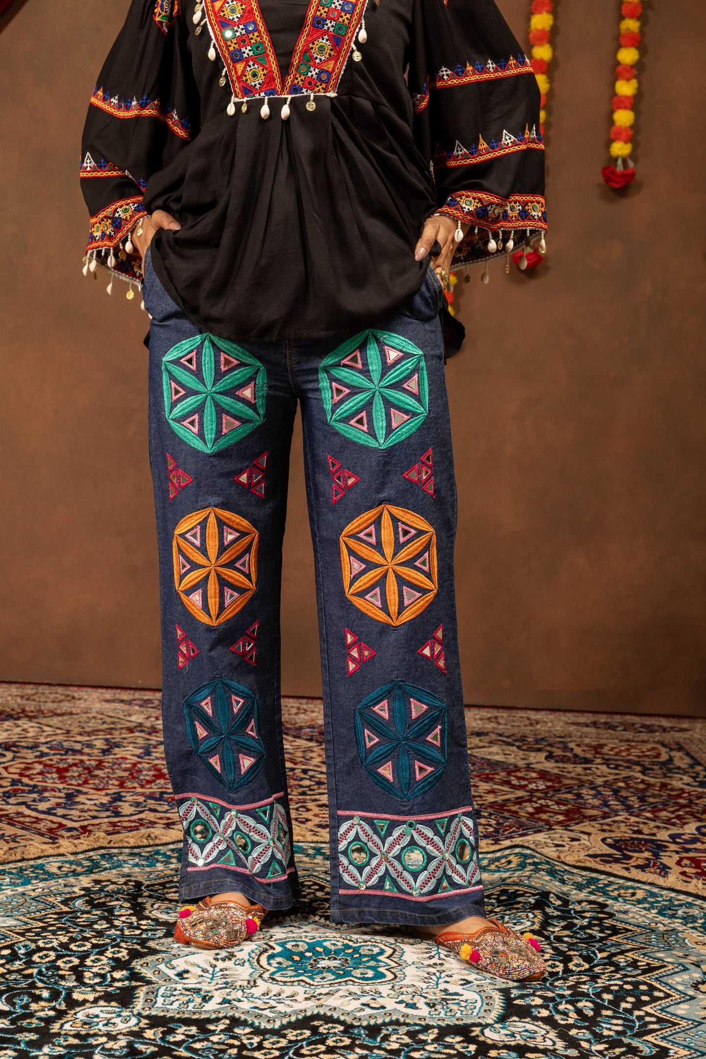 NAVRATRI DENIM WITH GRACEFUL LOOK AND TIMELESS FESTIVE