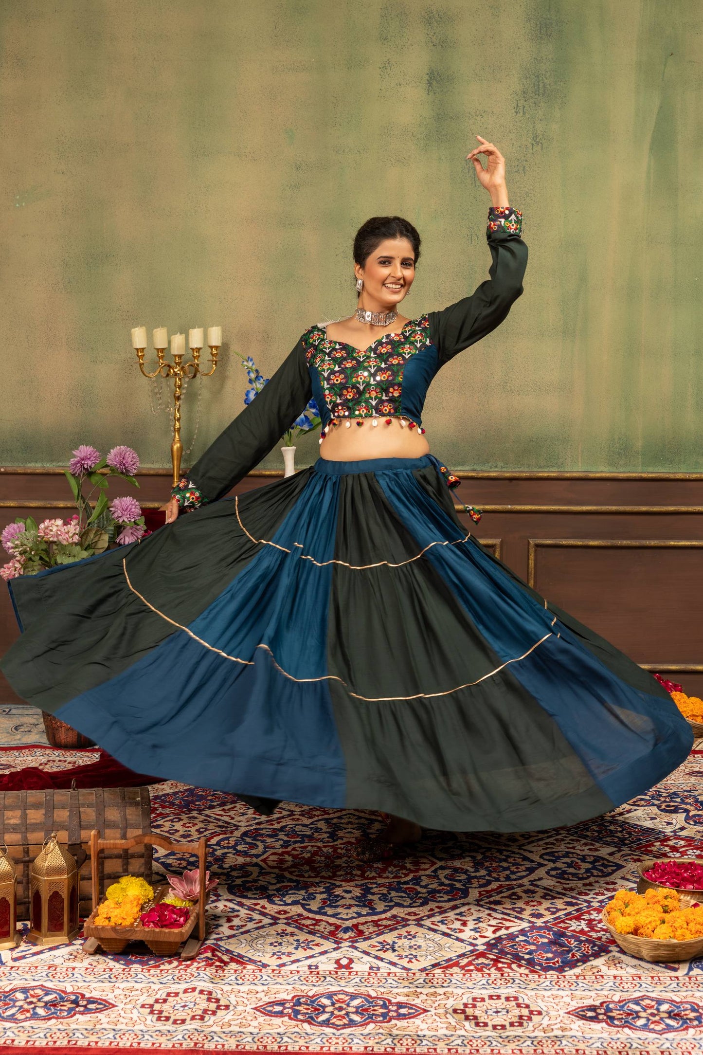 NAVRATRI LEHENGA WITH GRACEFUL FLAIR AND TIMELESS FESTIVE