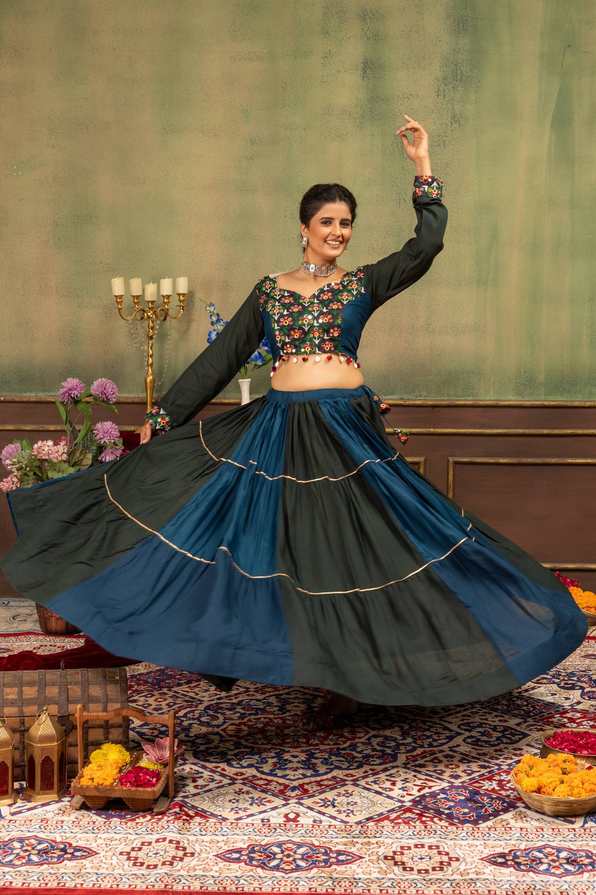 NAVRATRI LEHENGA WITH GRACEFUL FLAIR AND TIMELESS FESTIVE