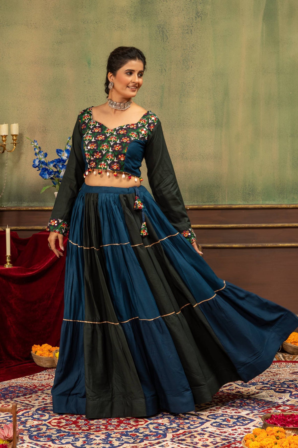NAVRATRI LEHENGA WITH GRACEFUL FLAIR AND TIMELESS FESTIVE