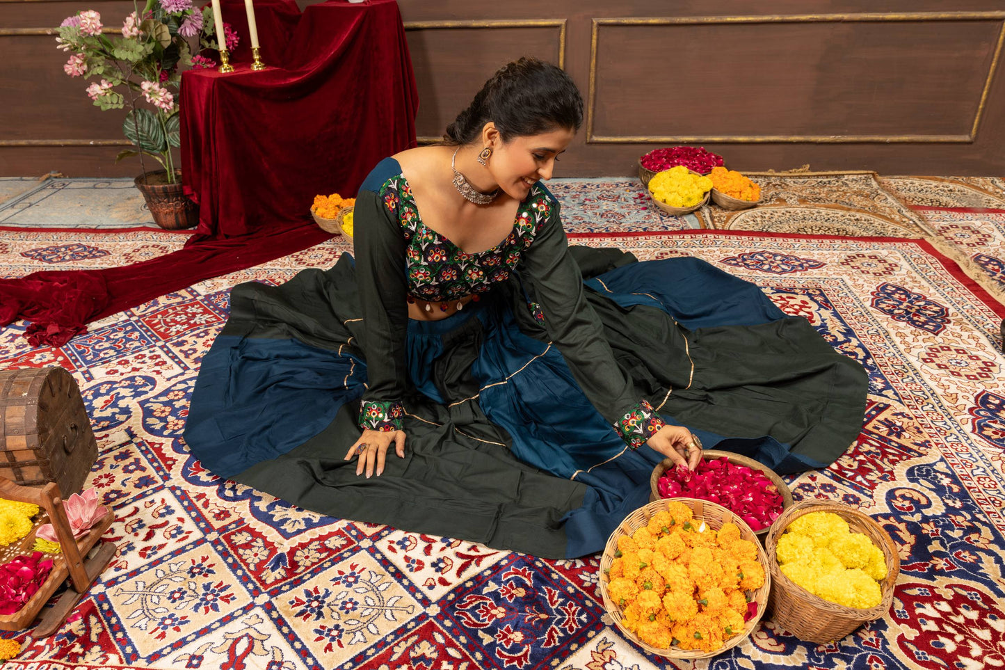 NAVRATRI LEHENGA WITH GRACEFUL FLAIR AND TIMELESS FESTIVE