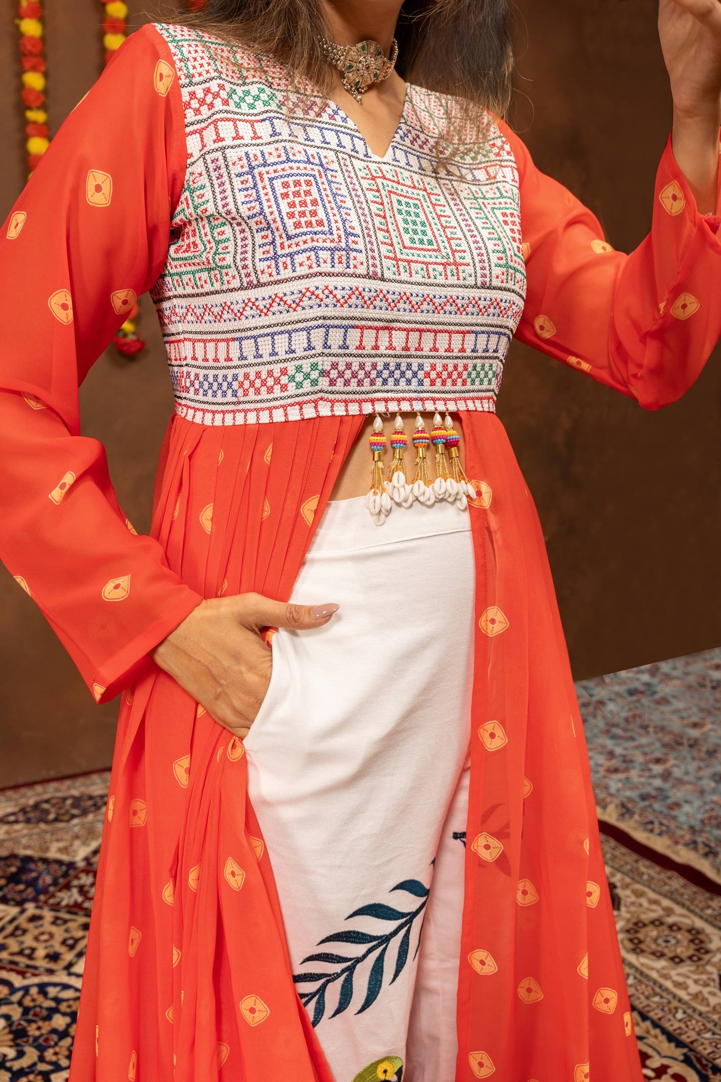 NAVRATRI DENIM WITH GRACEFUL LOOK AND TIMELESS FESTIVE