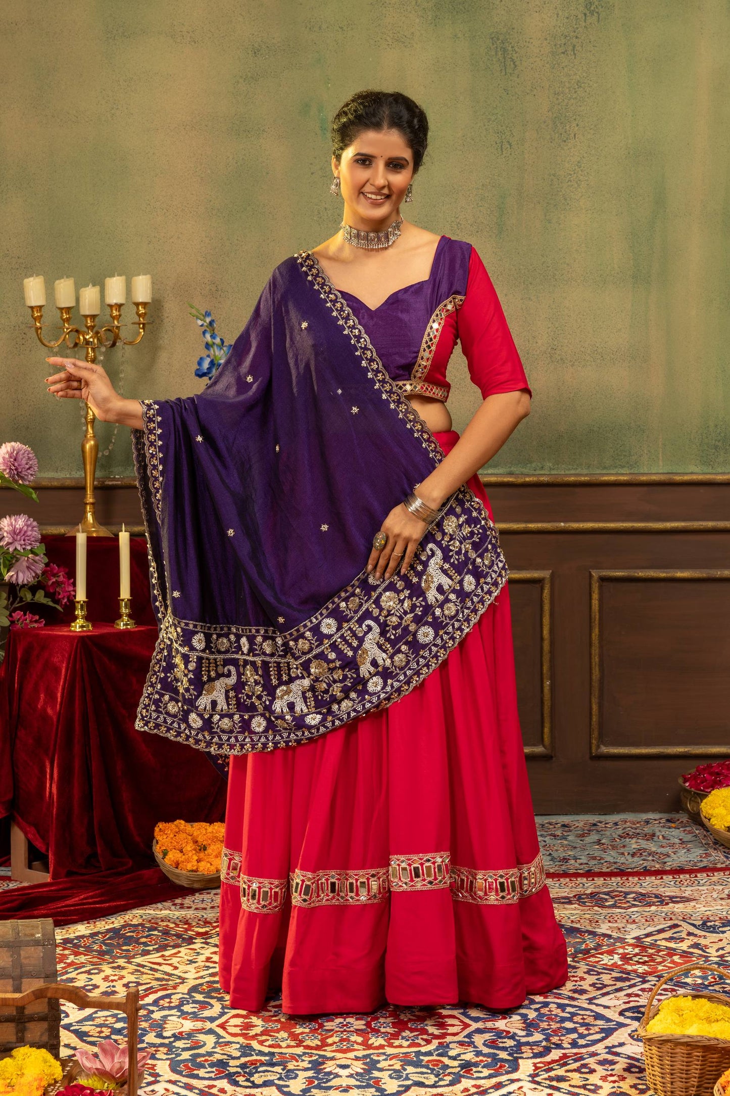 NAVRATRI LEHENGA WITH GRACEFUL FLAIR AND TIMELESS FESTIVE