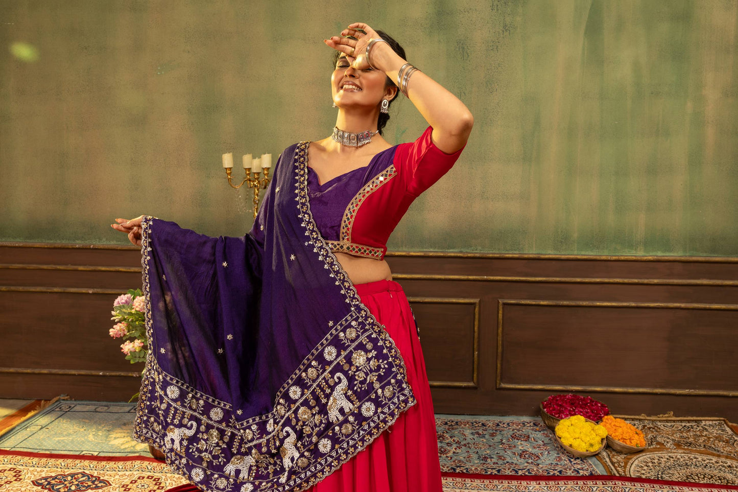 NAVRATRI LEHENGA WITH GRACEFUL FLAIR AND TIMELESS FESTIVE