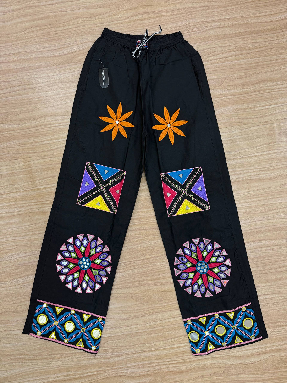 EMBROIDERY & REAL MIRROR WORK FULL SET