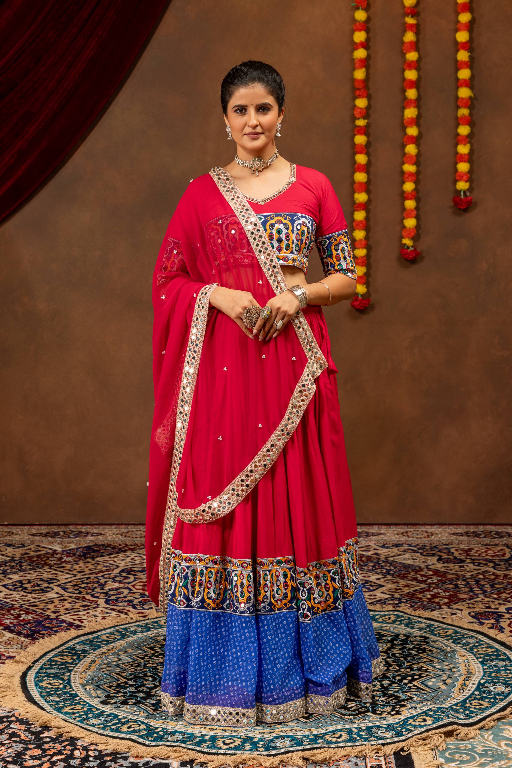 FESTIVAL SPECIAL EMBROIDERED LAHENGA CHOLI