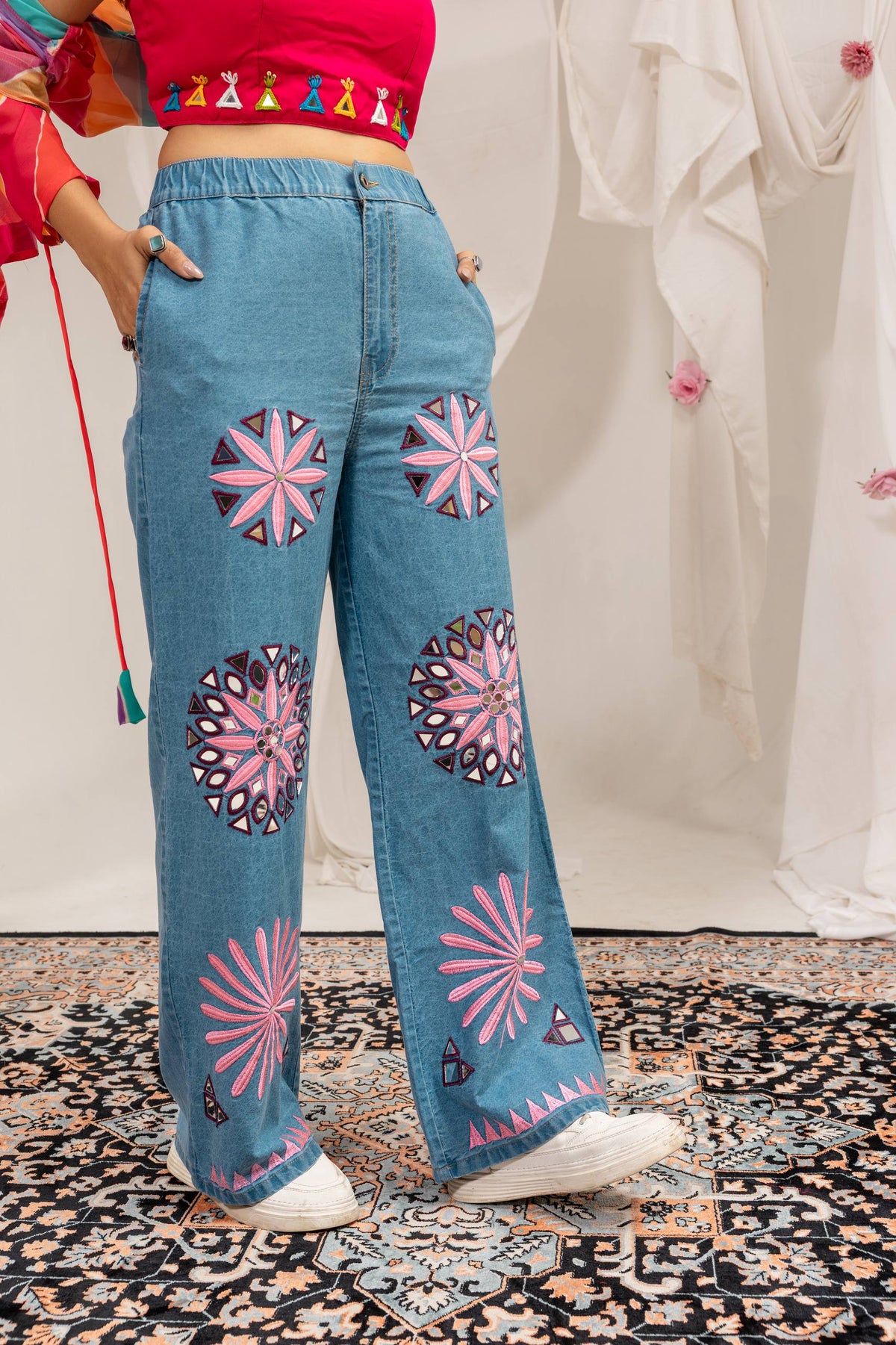 DESIGNER INDO WESTERN 3 PIECE OUTFIT SET